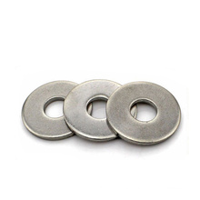 M6 Hot Sale 304+ PTFE coating  stainless steel Flat Washer Silver Top